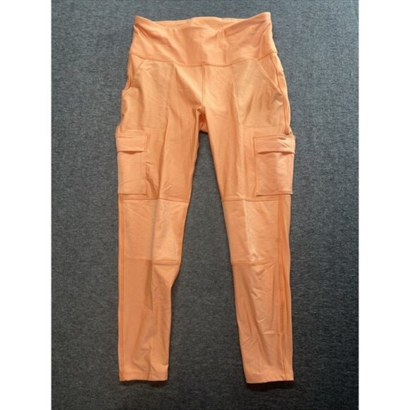 Alpine design women's orange high-rise tights Selina large NWT Gym Run‎ - Picture 1 of 8